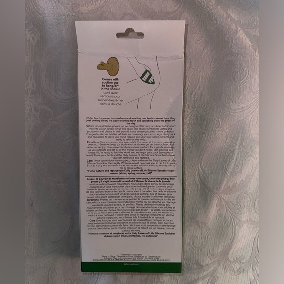 DAILY
CONCEPTS
DAILY
LEAVES OF LIFE
SILICONE SCRUBBER, NEW! - Picture 4 of 16